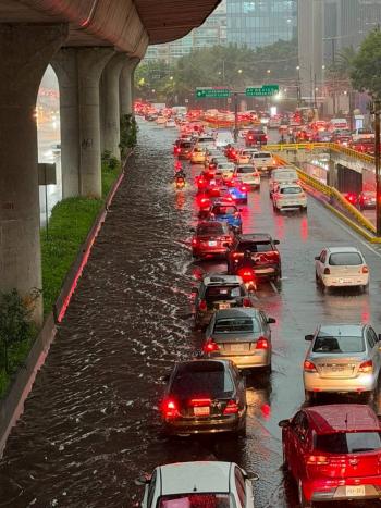 Desbordamiento de r&iacute;o en Magdalena Contreras activ&oacute; Alerta Roja en la CDMX