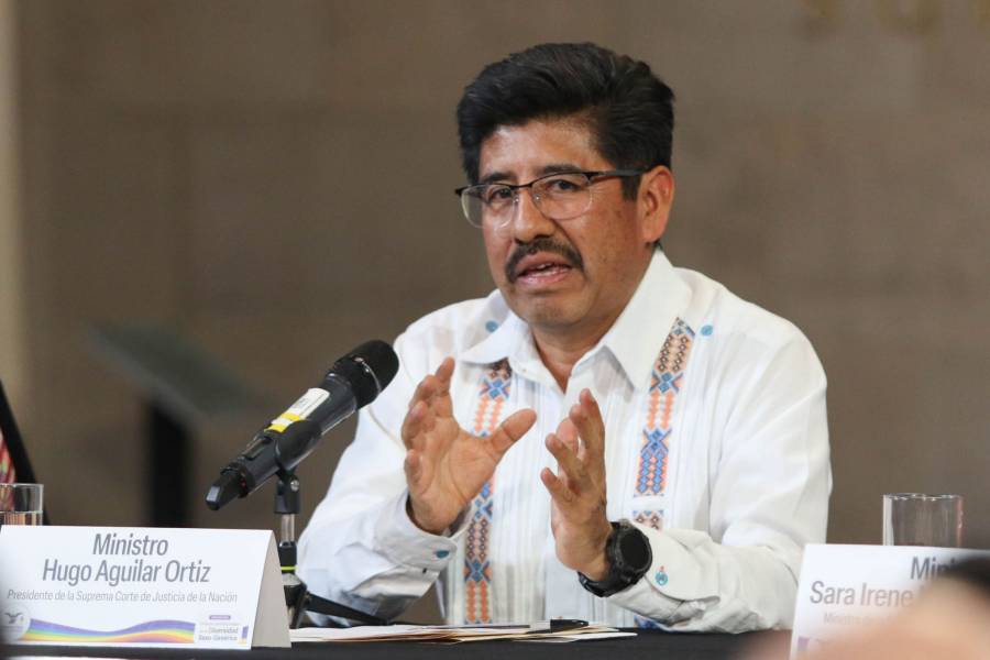 Hugo Aguilar evita anticipar relevo en la presidencia de la Suprema Corte