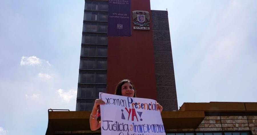 Aspirantes a la UNAM denuncian fallas en sistema para agendar examen de control