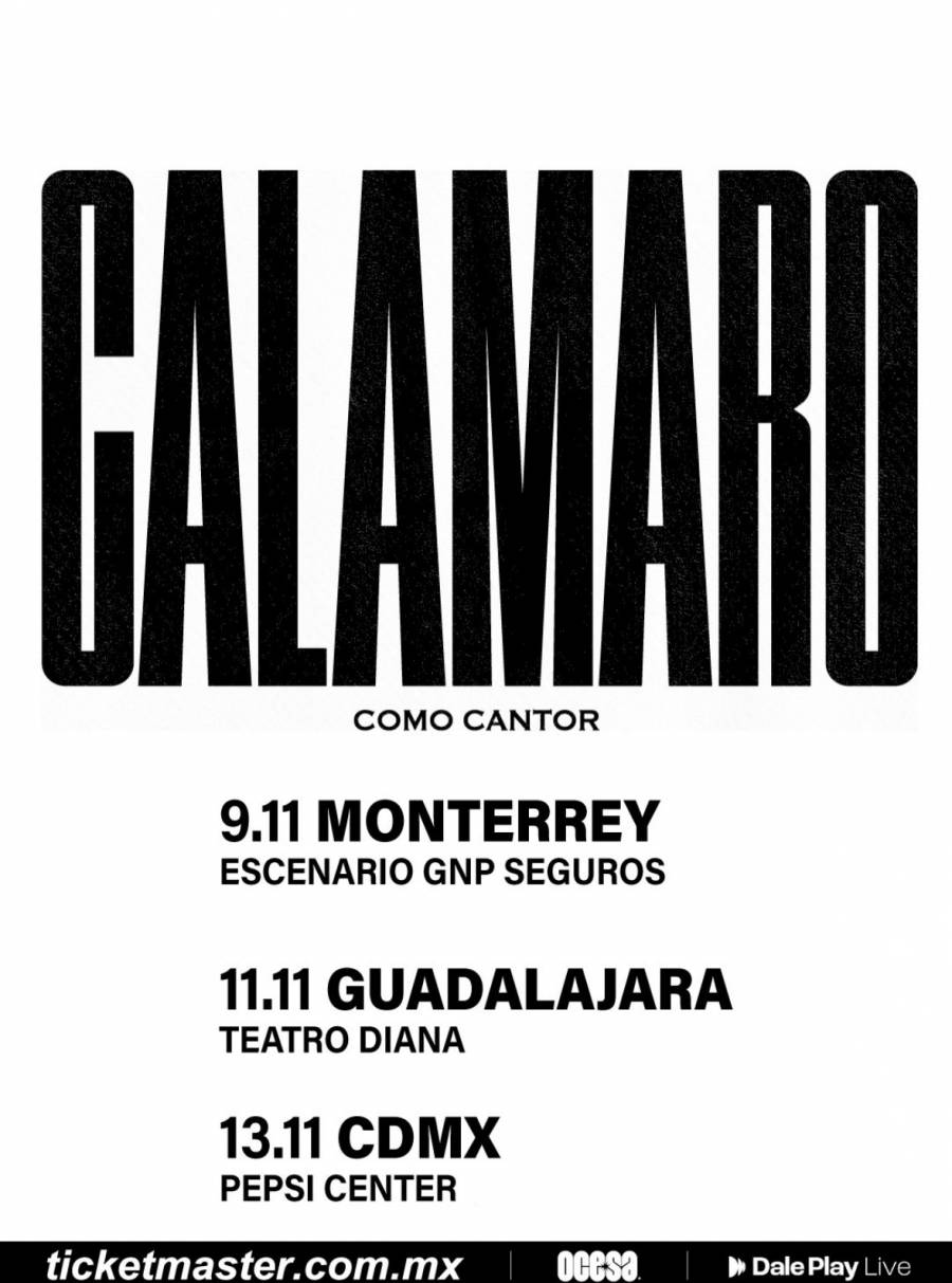 El poeta de las mil canciones regresa a México: Andrés Calamaro anuncia su gira Calamaro Como Cantor