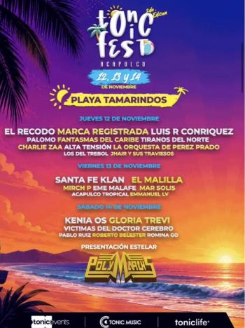 TONIC FEST 2026 HAR&Aacute; LATIR A ACAPULCO CON TRES D&Iacute;AS DE M&Uacute;SICA FRENTE AL MAR