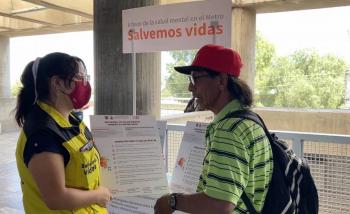 Salvemos Vidas del Metro cumple 10 a&ntilde;os con m&aacute;s de 900 intervenciones en crisis