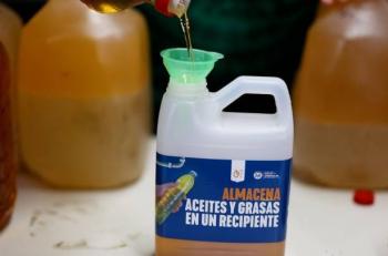 Agua y Drenaje de Monterrey habilita 10 centros de acopio de aceite de cocina usado