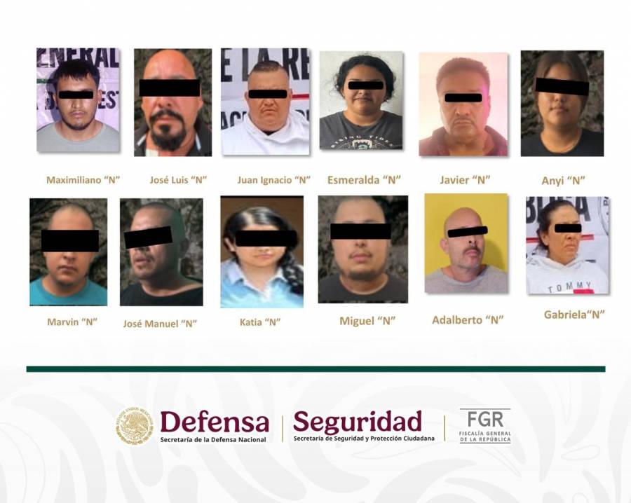 Autoridades federales capturan a 12 personas por presunta extorsión a productores en Michoacán