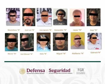 Autoridades federales capturan a 12 personas por presunta extorsi&oacute;n a productores en Michoac&aacute;n
