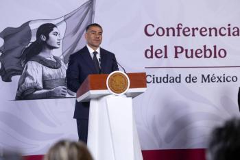 Garc&iacute;a Harfuch se&ntilde;ala que investigaciones por robo a transportistas alcanzan a vendedores y compradores de mercanc&iacute;a robada