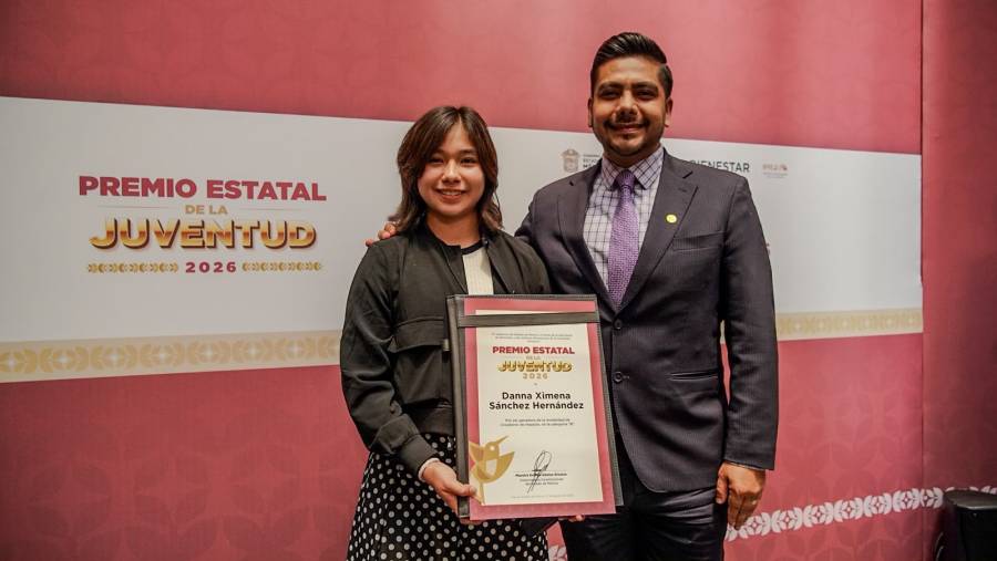 Danna Ximena Sánchez Hernández, Joven científica de Neza recibe Premio Estatal de la Juventud 2026