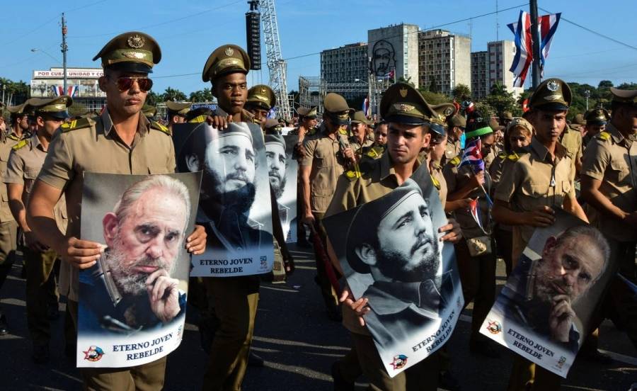 Cuba celebra el centenario de Fidel Castro en el Teatro Carlos Marx 