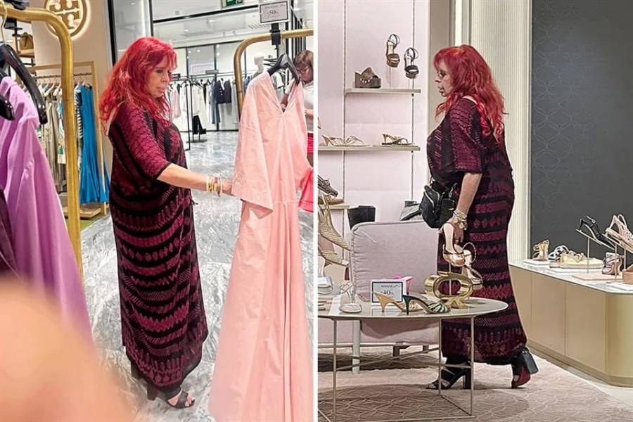 Layda Sansores es captada en tienda de lujo en España y se ausenta de acto oficial en Campeche