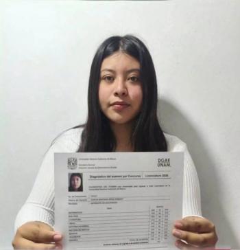 Estudiante oaxaque&ntilde;a con 120 aciertos en la UNAM exige claridad ante falta de convocatoria
