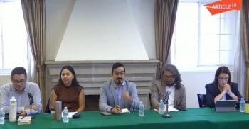 Violencia, impunidad y ataques contra periodistas, entre los principales riesgos para la libertad de expresi&oacute;n: ARTICLE 19