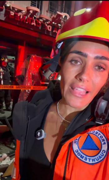 Alessandra Rojo de la Vega informa saldo de explosi&oacute;n en restaurante de la colonia Roma