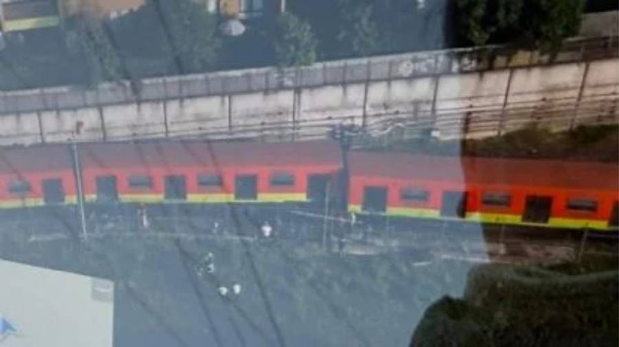 Se descarrila vagón del Metro en zona de talleres de Ticomán