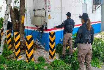 FGR asegura m&aacute;s de dos mil litros de gas LP en operativo en Veracruz