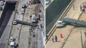 Muere mujer tras ca&iacute;da de estructura en Plaza Interlomas, Naucalpan