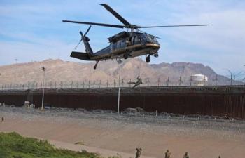 M&eacute;xico y EEUU realizan ejercicios de seguridad en la frontera