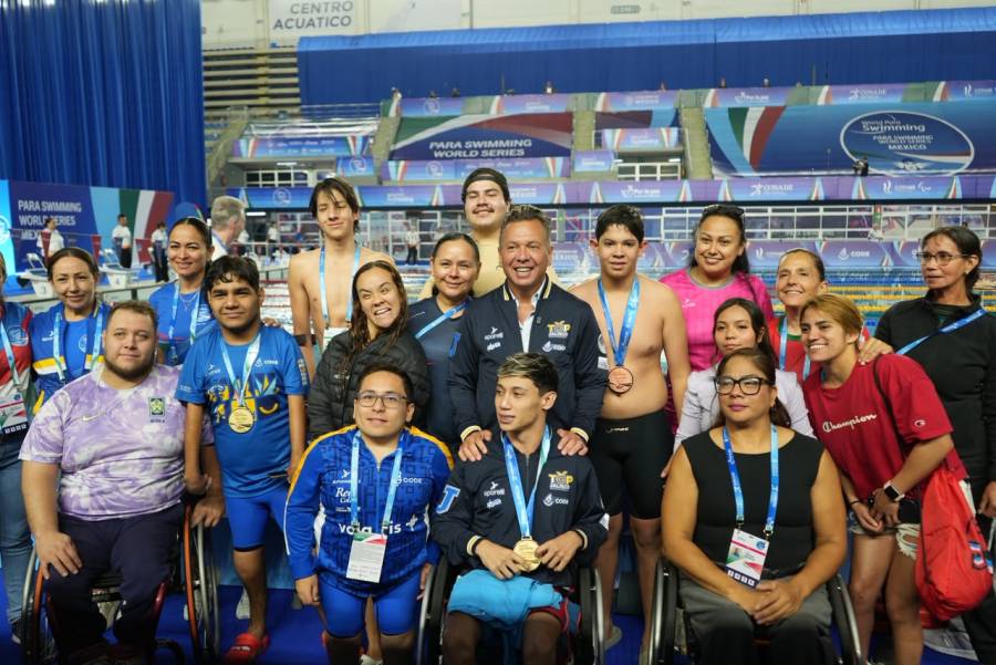 Citli Salinas brilla con su segundo oro en Serie Mundial de Para Natación México 2026, en Jalisco