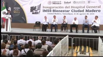 Sheinbaum defiende soberan&iacute;a nacional y promete recuperar el sistema de salud p&uacute;blico