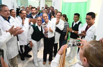 Sheinbaum inaugura hospital del IMSS Bienestar en Tamaulipas; suman 32 nuevos hospitales en su gobierno