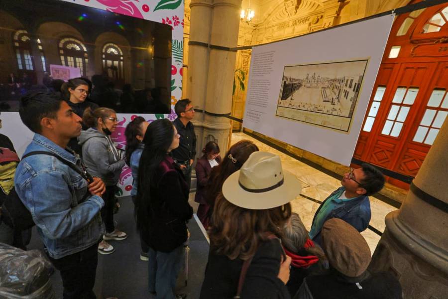 Exposición en el Antiguo Palacio del Ayuntamiento recorre la historia de la Ciudad de México a través de sus obras públicas