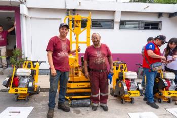 Tlalpan fortalece su capacidad de bacheo con nuevo equipo para Obras