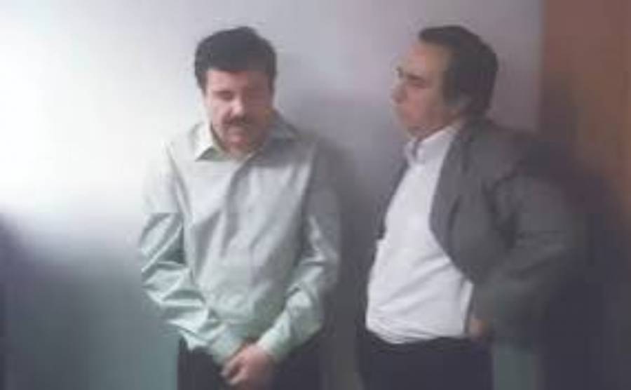 Difunden imagen inédita de Tomás Zerón durante interrogatorio a “El Chapo”