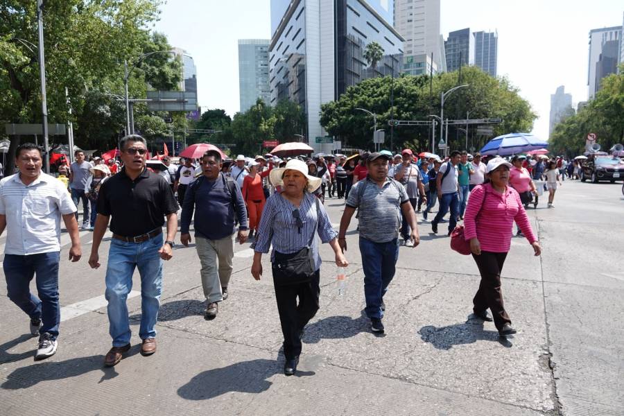 Prevén afectaciones viales por movilizaciones en distintos puntos de CDMX