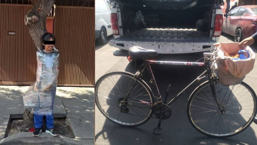 Vecinos retienen a presunto ladrón de bicicleta en Benito Juárez