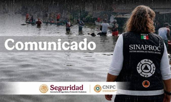 CNPC pide extremar precauciones por lluvias intensas y calor extremo en M&eacute;xico