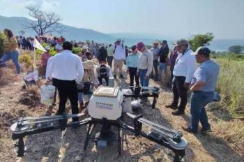 INIFAP demuestra con drones una nueva v&iacute;a para reforestar terrenos degradados en Chiapas