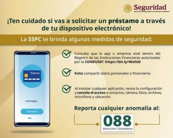 Consejo Ciudadano alerta por fraudes en apps de pr&eacute;stamos ante regreso a clases