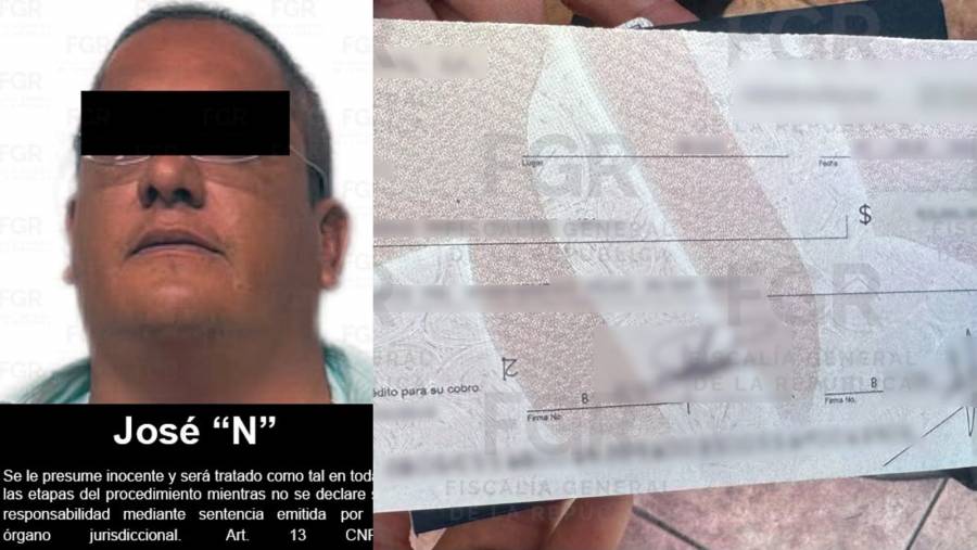 Detienen a presunto falsificador de cheques en la Ciudad de México