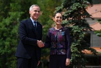 Sheinbaum y Carney respaldan pronta renovaci&oacute;n del T-MEC para reducir barreras comerciales