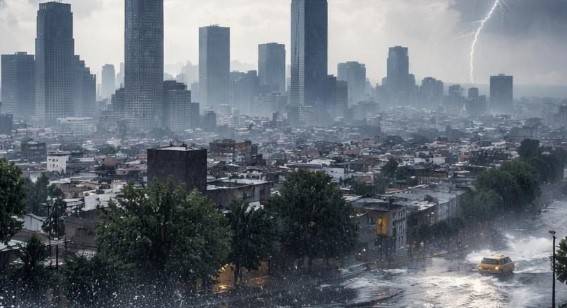 Clima en CdMx lluvias fuertes, viento y posible granizo según SMN