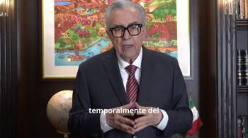 Rocha Moya reaparece en Palacio de Gobierno y promete gobernar “con firmeza y entrega”