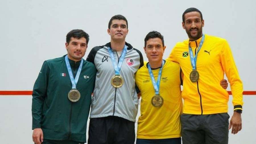 Leonel Caacuterdenas sub campeoacuten panamericano de squash