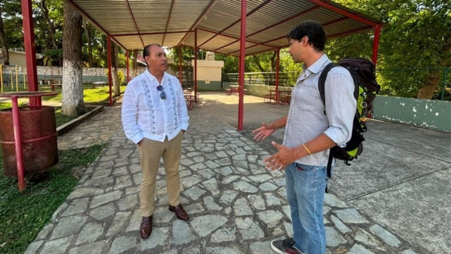 Secretario de Cultura visita Semillero Creativo de Circo Social en Coxcatlán