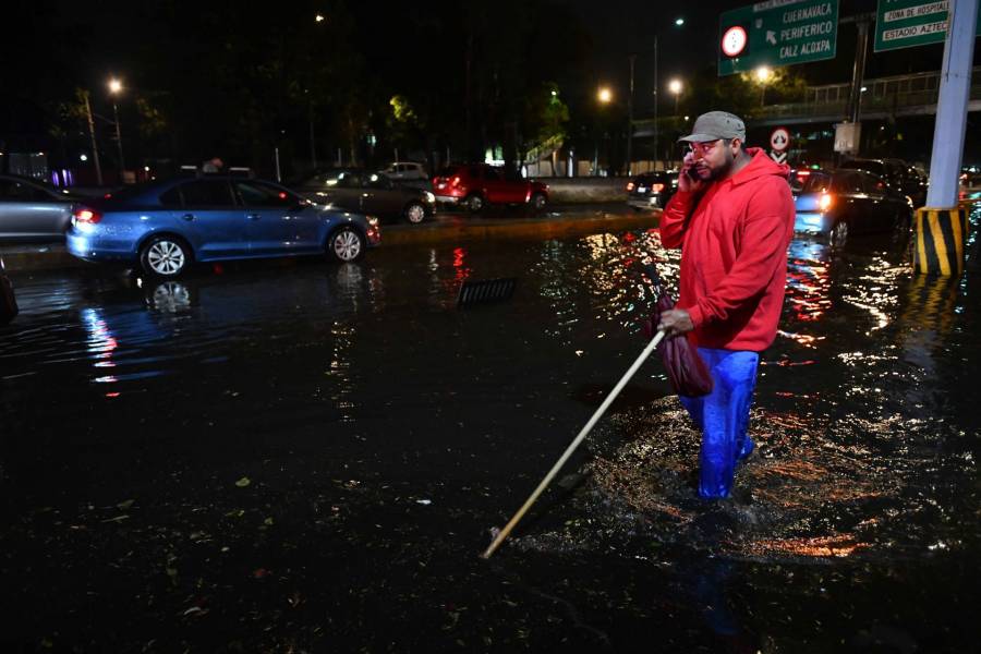 Lluvias dejan más de 21 millones de metros cúbicos de agua en la Ciudad de México