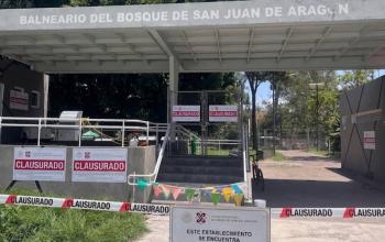 SEDEMA clausura “Balneario del Bosque de San Juan de Arag&oacute;n” por incumplimiento de disposiciones ambientales