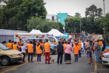 Simulacro ciudadano en Azcapotzalco refuerza cultura de prevenci&oacute;n