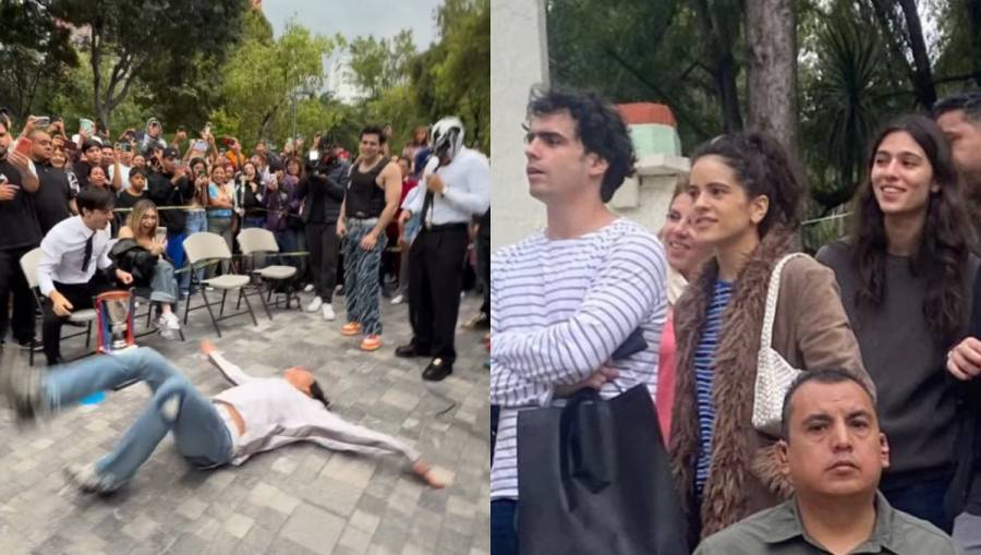 Rosalía sorprende al público al presenciar batalla de “farmear aura” en CDMX