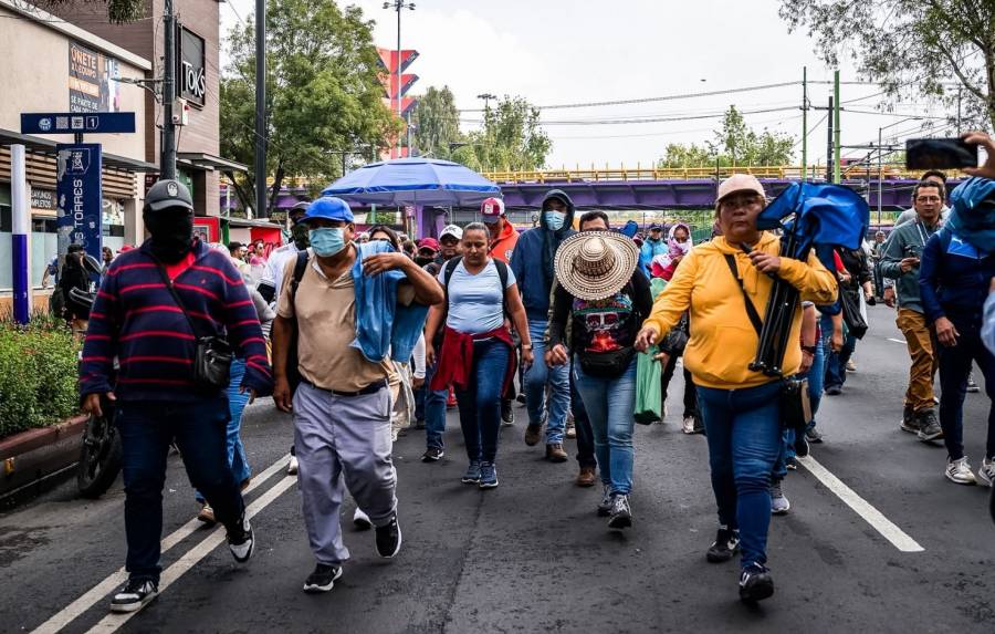 Movilizaciones y rodadas complicarán la circulación en distintos puntos de CDMX