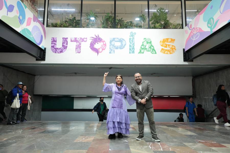 Clara Brugada inaugura la Utopía México-Tenochtitlan en alcaldía Miguel Hidalgo