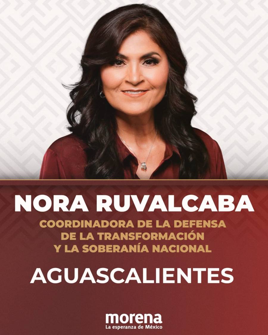 Nora Ruvalcaba candidata de Morena en Aguascalientes marca distancia de Rocha Moya