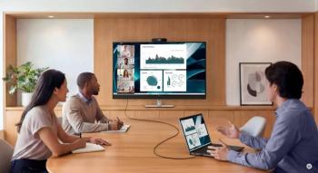 La sala de reuniones del futuro podr&iacute;a necesitar s&oacute;lo un monitor