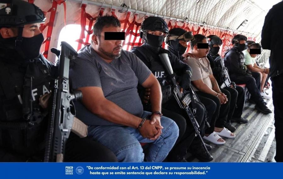 Detienen en Oaxaca a 10 integrantes de ASAEO vinculados al Cártel de Sinaloa