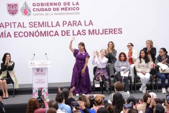 Impulsa Clara Brugada autonom&iacute;a econ&oacute;mica de las mujeres con Capital Semilla; “Queremos Mujeres Decidiendo en Libertad”