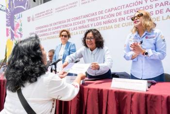 Impulsa Gobierno Capitalino la Profesionalizaci&oacute;n de personas Cuidadoras de las Infancias