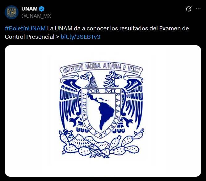 UNAM publica resultados del examen de control: sólo la mitad de aspirantes logró ingresar