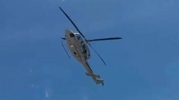 Helic&oacute;ptero del gobernador de Chiapas sufre incidente por aves y baja visibilidad